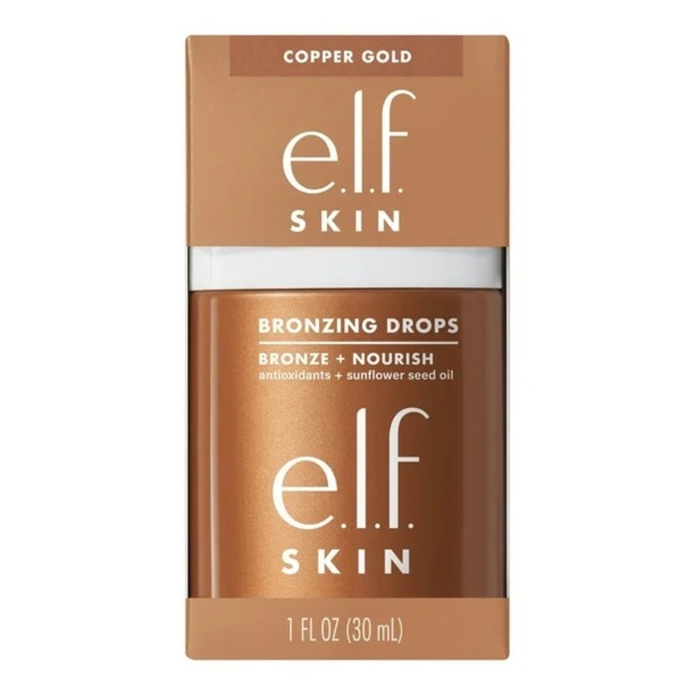 Elf Skin Bronzing Drops Bronzing Serum in Bronze 3 Copper Gold Tinted Serum - Picture 7 of 9